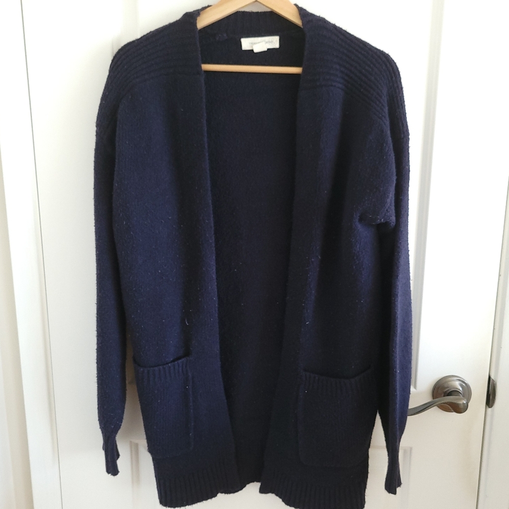 Treasure & Bond Oversized Blue Easy Throw-On Cardigan Size XS